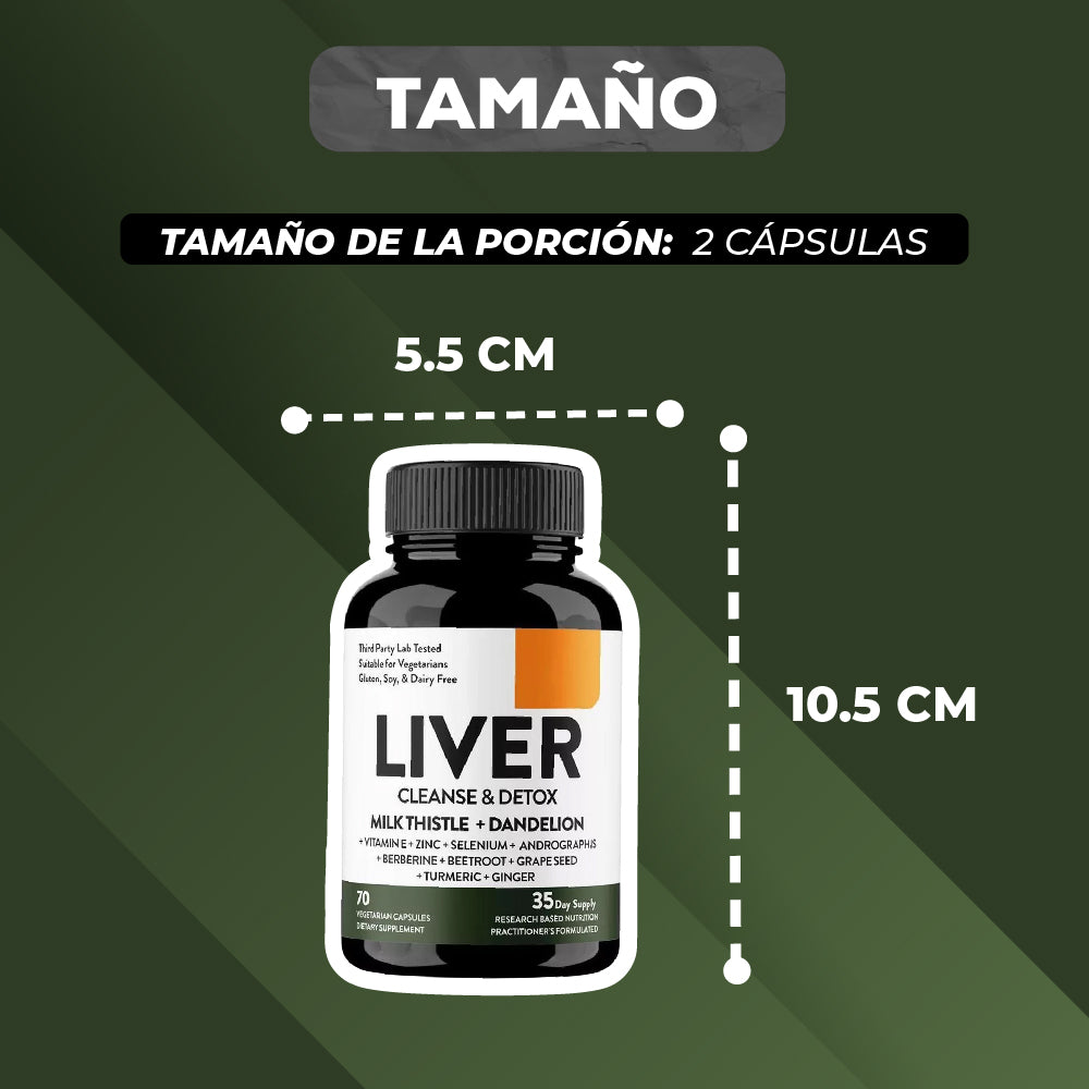 LIVER CLEANSE & DETOX + ENVIO GRATIS