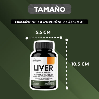 LIVER CLEANSE & DETOX + ENVIO GRATIS